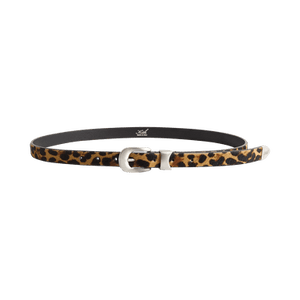 Kith Western Leopard Pony Hair Belt 'Sanctuary'