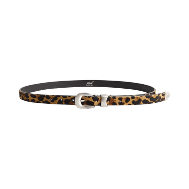 Kith Western Leopard Pony Hair Belt 'Sanctuary'