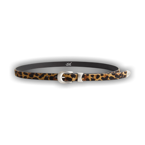 Kith Western Leopard Pony Hair Belt 'Sanctuary'
