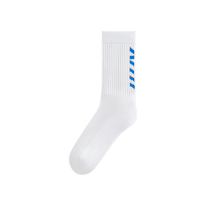 Kith Fast Logo Cotton Crew Socks 'White'