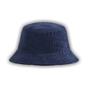 Kith Classic Logo Towel Terry Dawson Bucket Hat 'Nocturnal'