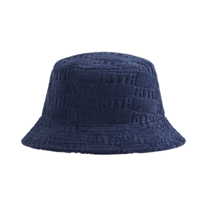 Kith Classic Logo Towel Terry Dawson Bucket Hat 'Nocturnal'