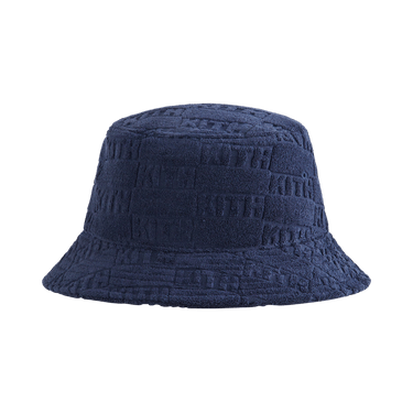 Kith Classic Logo Towel Terry Dawson Bucket Hat 'Nocturnal'