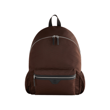 Kith Monogram Nylon Jacquard Backpack 'Dark Roast'