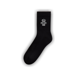 Kith Insignia Cotton Mid Crew Socks 'Black'