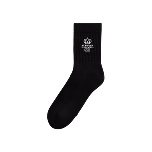 Kith Insignia Cotton Mid Crew Socks 'Black'