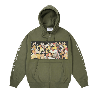 Palace Dick Jewell Zip Hood 'The Deep Green'