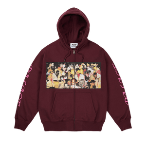 Palace Dick Jewell Zip Hood 'Rich Wine'