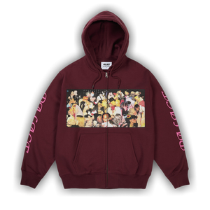 Palace Dick Jewell Zip Hood 'Rich Wine'