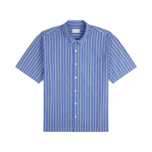 Aimé Leon Dore Yarn Dyed Striped Shirt 'Blue Stripe'