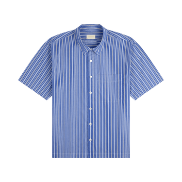 Aimé Leon Dore Yarn Dyed Striped Shirt 'Blue Stripe'