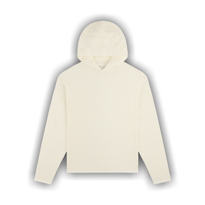 Aimé Leon Dore Open Mesh Hoodie 'Coconut Milk'