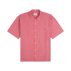 Aimé Leon Dore Yarn Dyed Striped Shirt 'Red Stripe'