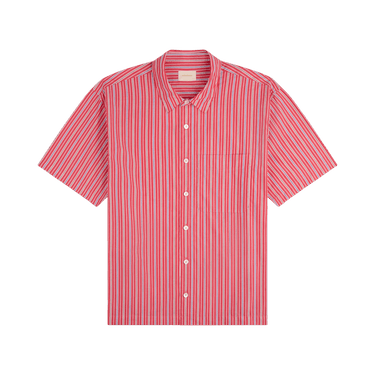 Aimé Leon Dore Yarn Dyed Striped Shirt 'Red Stripe'