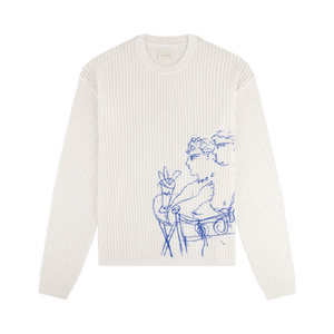 Aimé Leon Dore Fassianos Rendez Vous Crewneck Sweater 'Coconut Milk'