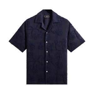 Kith Corded Floral Thompson Camp Collar Shirt 'Nocturnal'