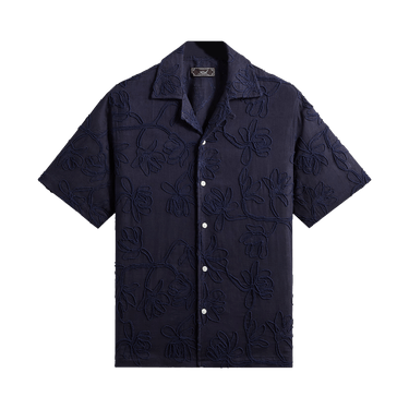 Kith Corded Floral Thompson Camp Collar Shirt 'Nocturnal'