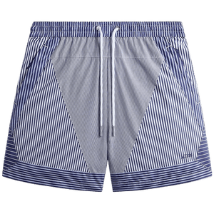 Kith Poplin Stripe Turbo Short 'Darkshore'