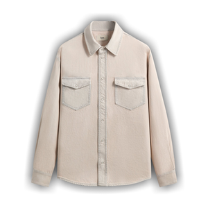 Kith Midweight Denim Long Sleeve Warwick Shirt 'Washed Pastel'