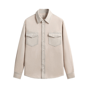 Kith Midweight Denim Long Sleeve Warwick Shirt 'Washed Pastel'