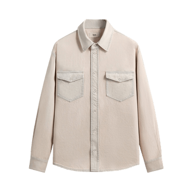 Kith Midweight Denim Long Sleeve Warwick Shirt 'Washed Pastel'