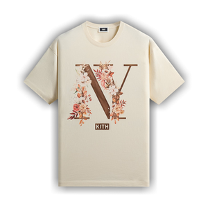 Kith Floral Ny Tee 'Sandrift'