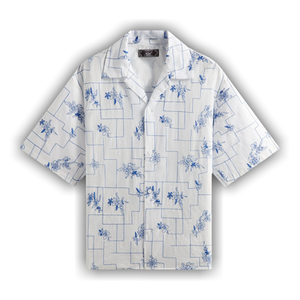 Kith Embroidered Cotton Voile Gianni Shirt 'White'