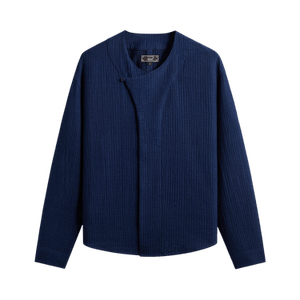 Kith Indigo Seersucker Townsend Shirt 'Dark Indigo'