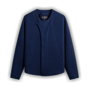 Kith Indigo Seersucker Townsend Shirt 'Dark Indigo'
