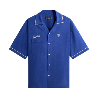 Kith Cupro Linen Vinnie Shirt 'Current'
