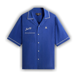 Kith Cupro Linen Vinnie Shirt 'Current'