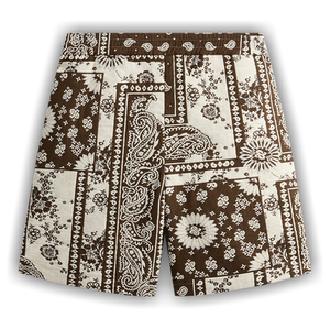 Kith Bandana Jacquard Lewis Short 'Coffee'