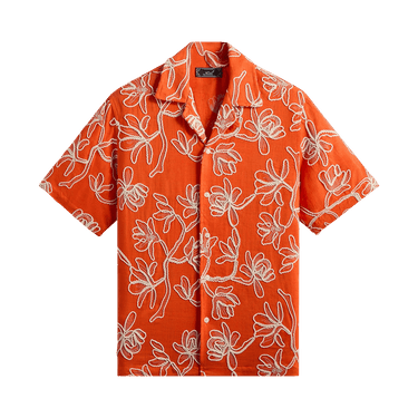 Kith Corded Floral Thompson Camp Collar Shirt 'Inferno'
