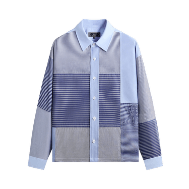 Kith Poplin Stripe Henson Shirt 'Darkshore'