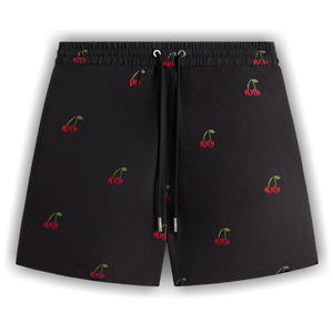 Kith Printed Cherry Cupro Linen Active Short 'Black'