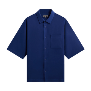 Kith Drape Twill Raf Shirt 'Deep Royal'