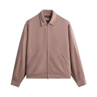 Kith Cupro Linen Connor Blouson Jacket 'Dusty Mauve'