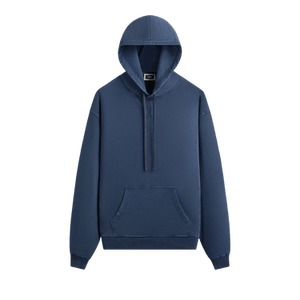 Kith Indigo Micro Fleece Williams Iii Hoodie 'Dark Indigo'