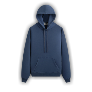 Kith Indigo Micro Fleece Williams Iii Hoodie 'Dark Indigo'