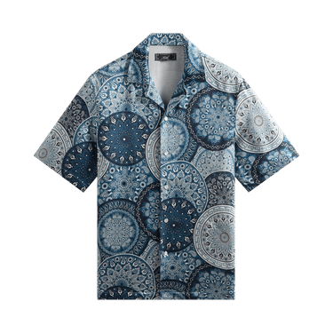 Kith Mosaic Mandala Thompson Camp Collar Shirt 'Novel'