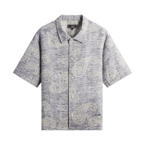 Kith Heathered Paisley Torin Shirt 'Light Indigo'