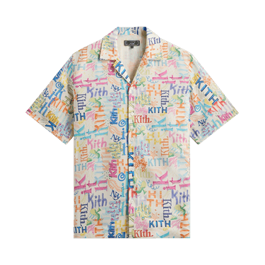 Kith Thompson Camp Shirt 'Sandrift'
