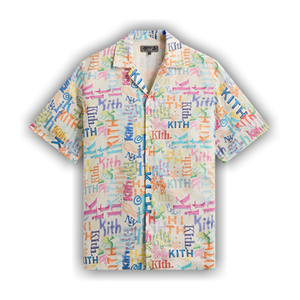 Kith Thompson Camp Shirt 'Sandrift'
