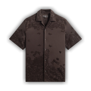 Kith Bandana Towel Terry Thompson Camp Collar Shirt 'Kindling'