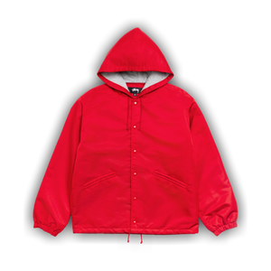 Stussy Hooded Coaches Jacket 'Red'
