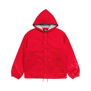 Stussy Hooded Coaches Jacket 'Red'
