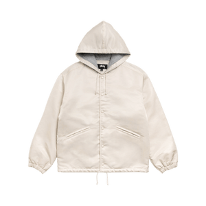 Stussy Hooded Coaches Jacket 'Bone'