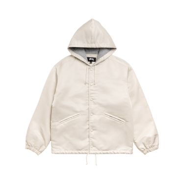 Stussy Hooded Coaches Jacket 'Bone'