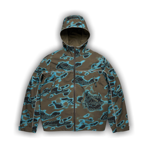 Denim Tears Cloud Camo Taped Seam Shell Jacket 'Green'