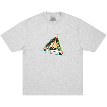 Palace Tri-Onigiri T-Shirt 'Grey Marl'